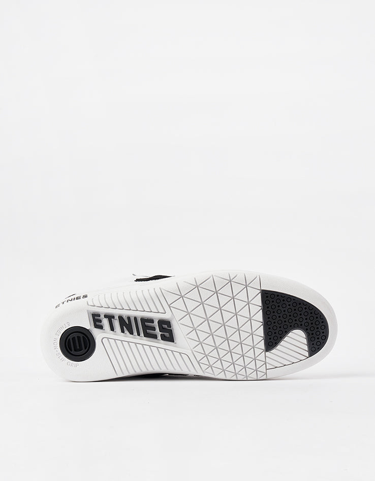 Etnies Lo-Cut Skate Shoes - White/Black/White