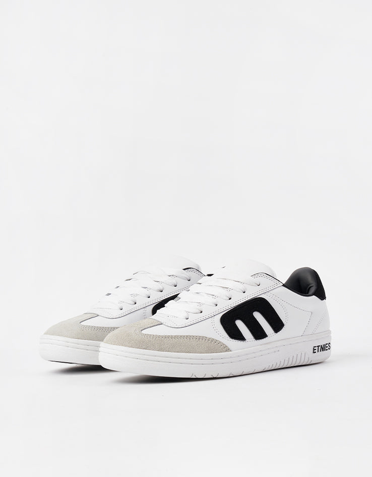 Etnies Lo-Cut Skate Shoes - White/Black/White