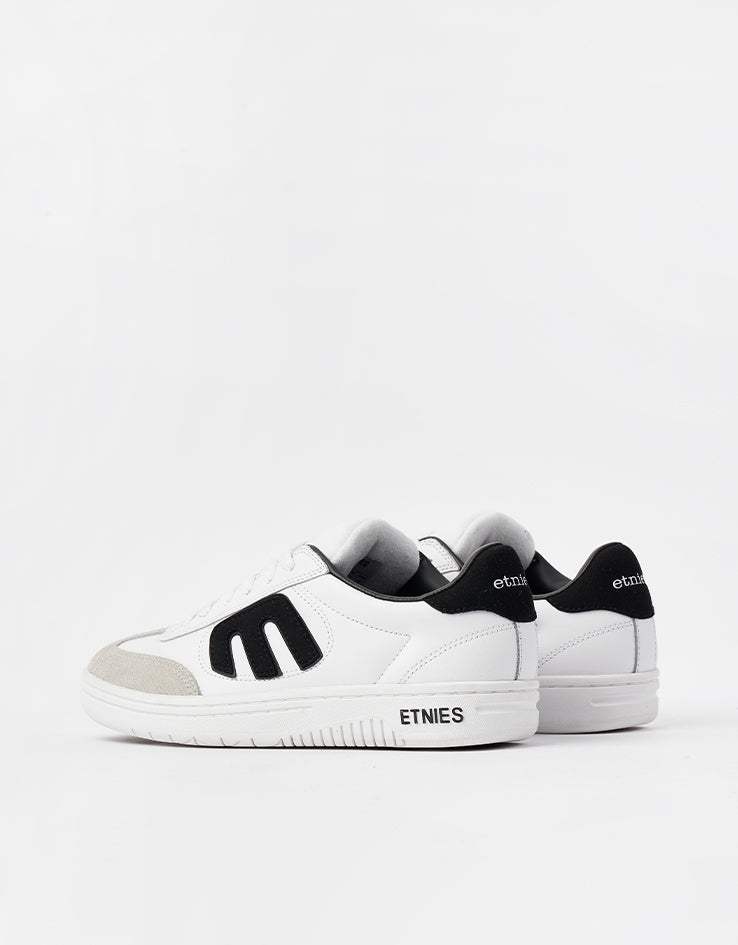 Etnies Lo-Cut Skate Shoes - White/Black/White