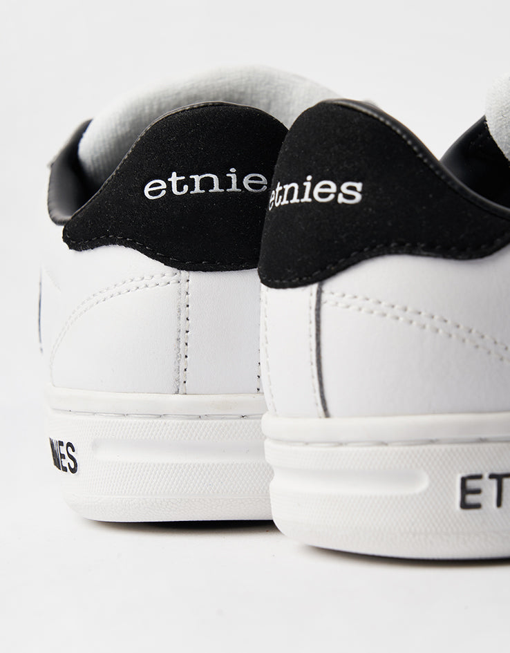 Etnies Lo-Cut Skate Shoes - White/Black/White