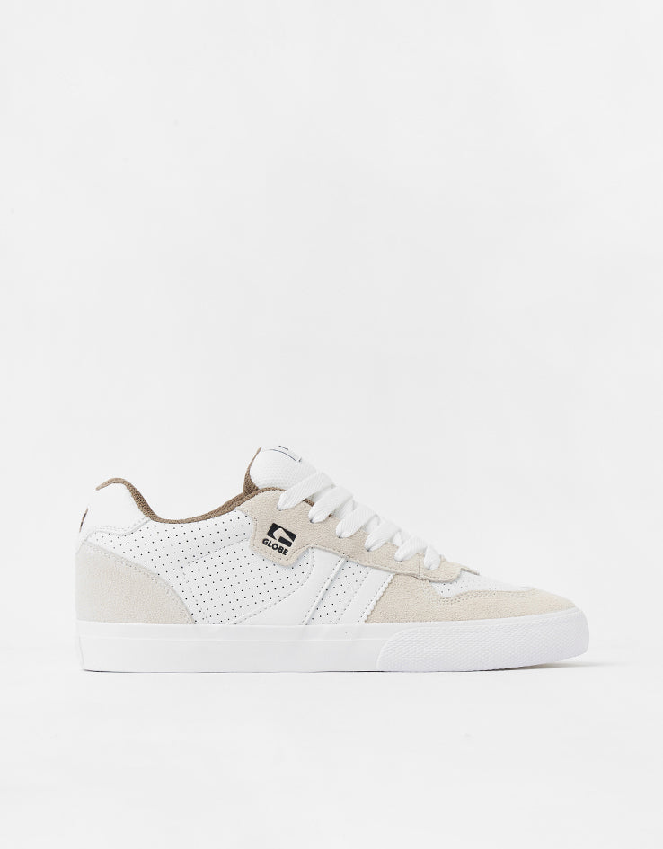 Globe Encore-2 Skate Shoes - White Dip