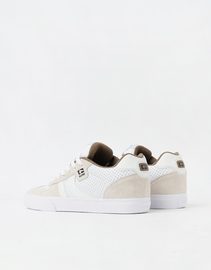 Globe Encore-2 Skate Shoes - White Dip