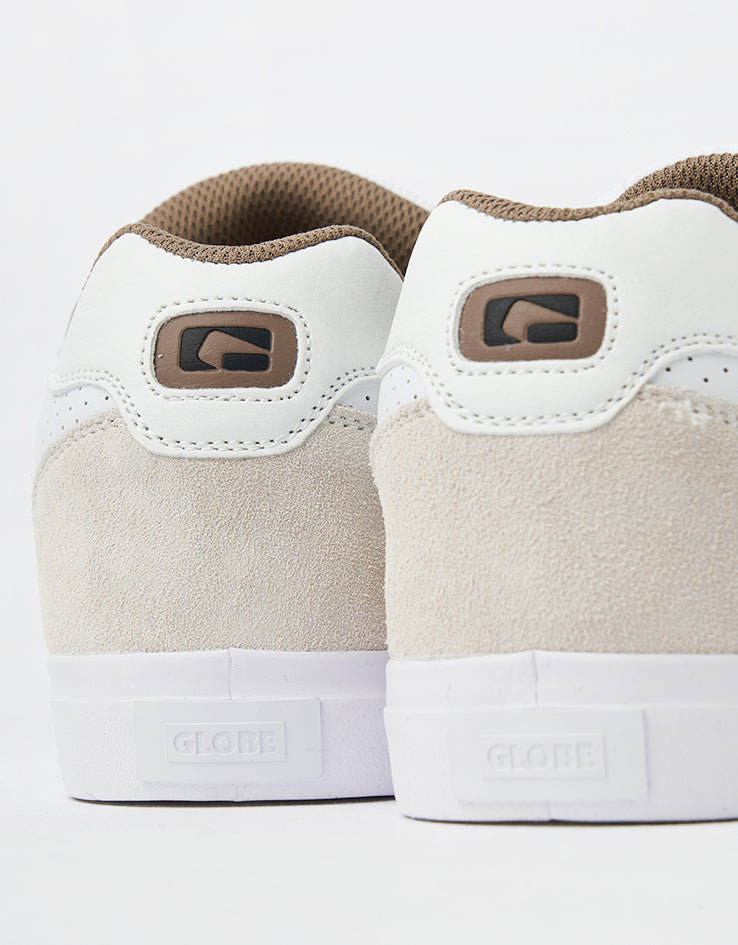 Globe Encore-2 Skate Shoes - White Dip