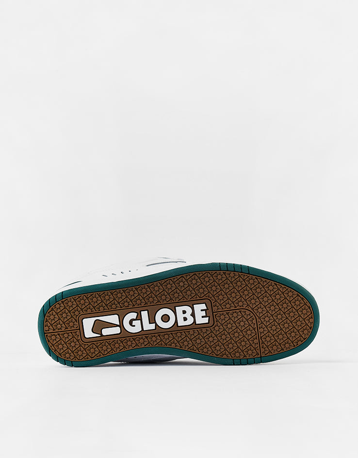 Globe Fusion Skate Shoes - White/Green