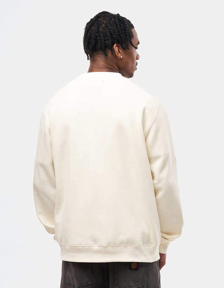 Brixton Inwood Crew - Egret White