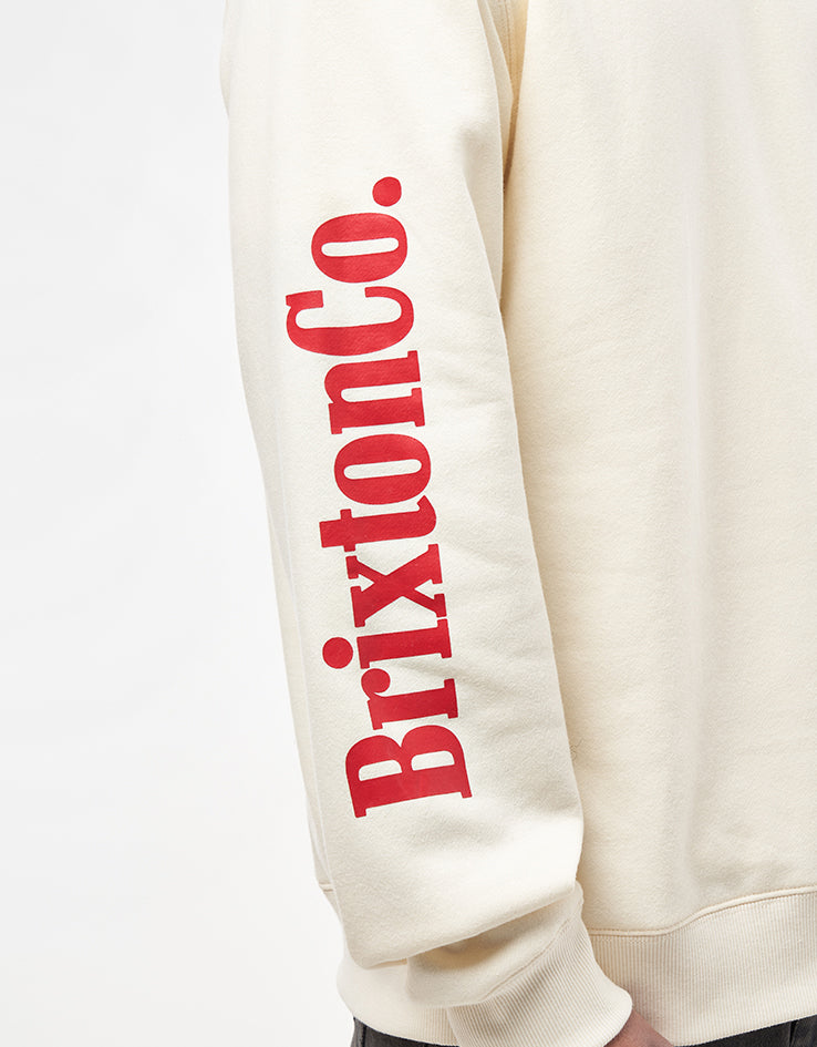 Brixton Inwood Crew - Egret White