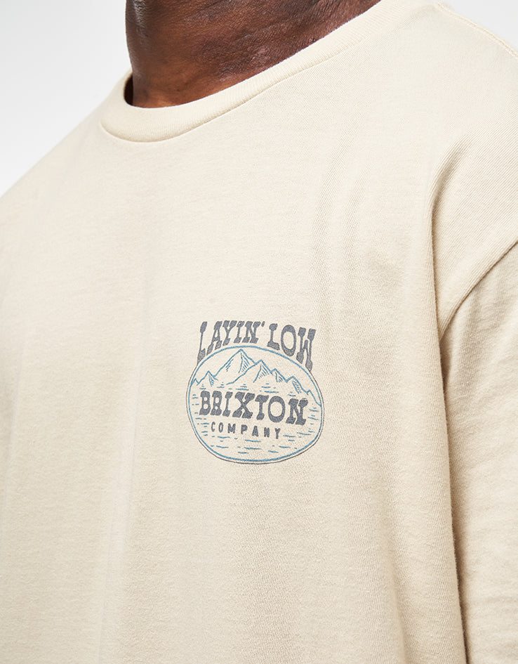 Brixton Layin' Low T-Shirt - Cream