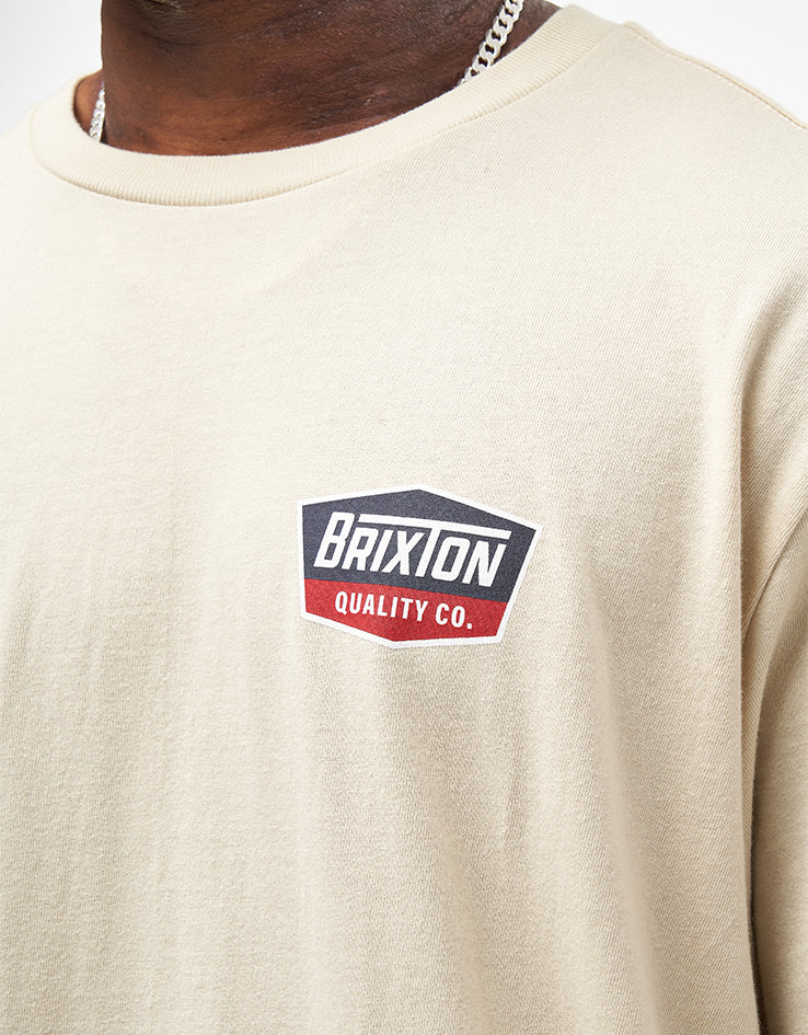 Brixton Regal T-Shirt - Cream/Navy