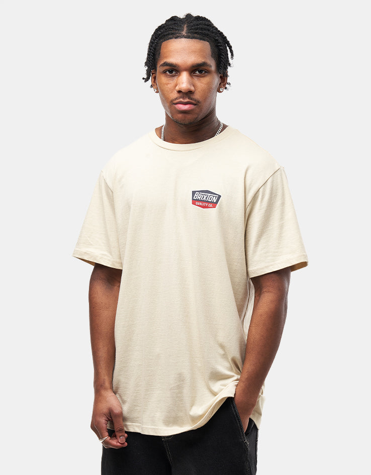 Brixton Regal T-Shirt - Cream/Navy