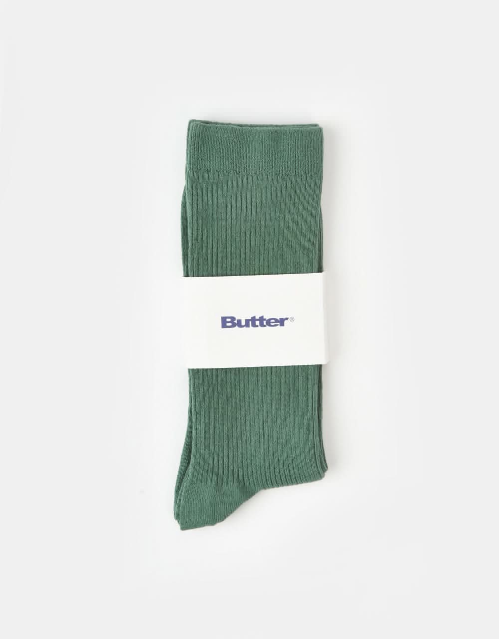 Butter Goods Pigment Dye Socks - Washed Eucalyptus