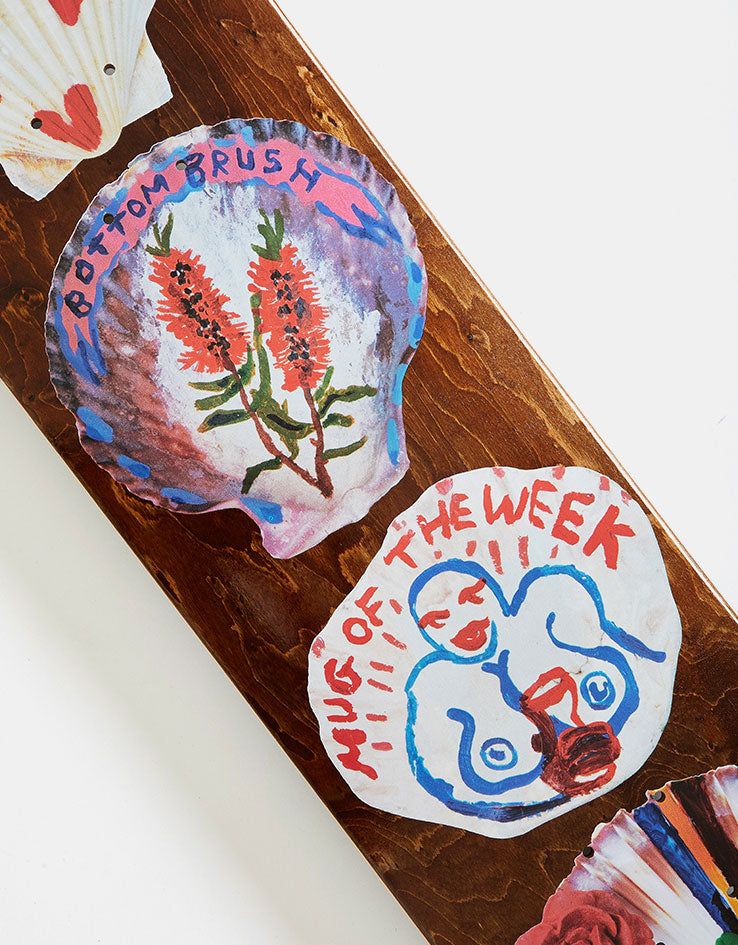Pass Port x Molly Turner Shells Skateboard Deck - 8.125"
