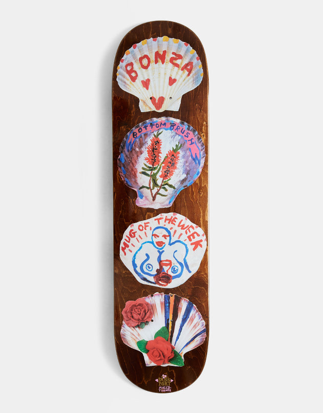 Pass Port x Molly Turner Shells Skateboard Deck - 8.125"