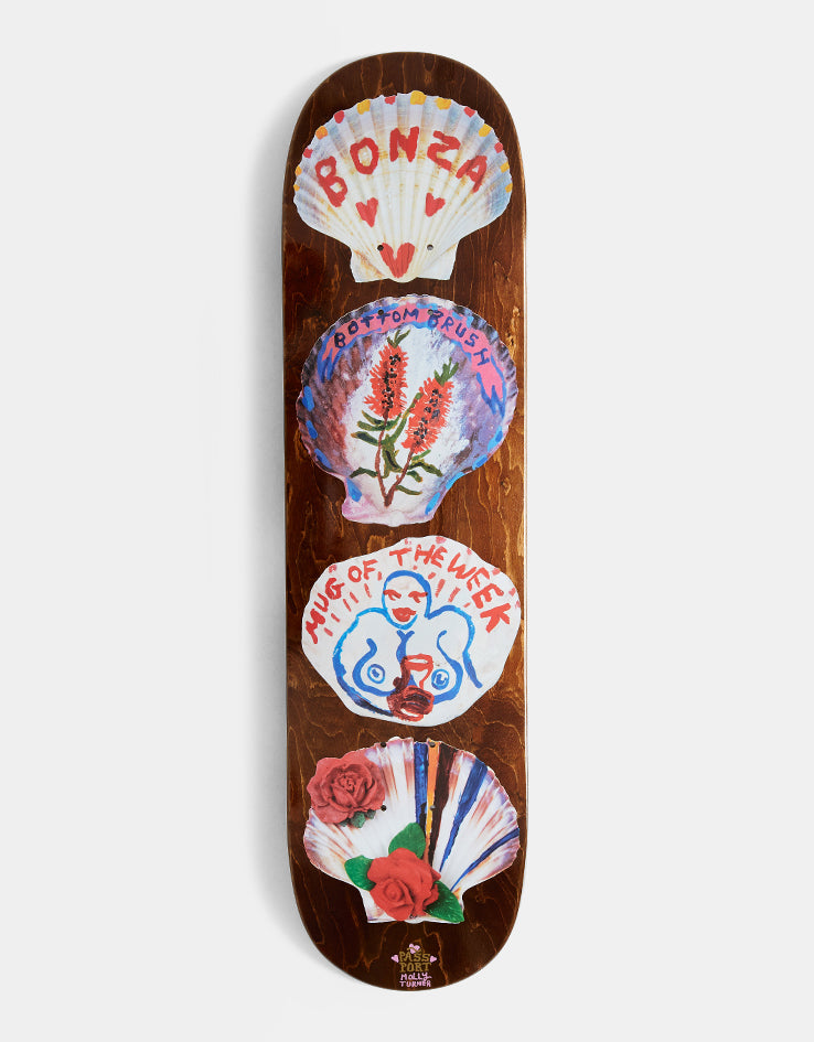 Pass Port x Molly Turner Shells Skateboard Deck - 8.125"