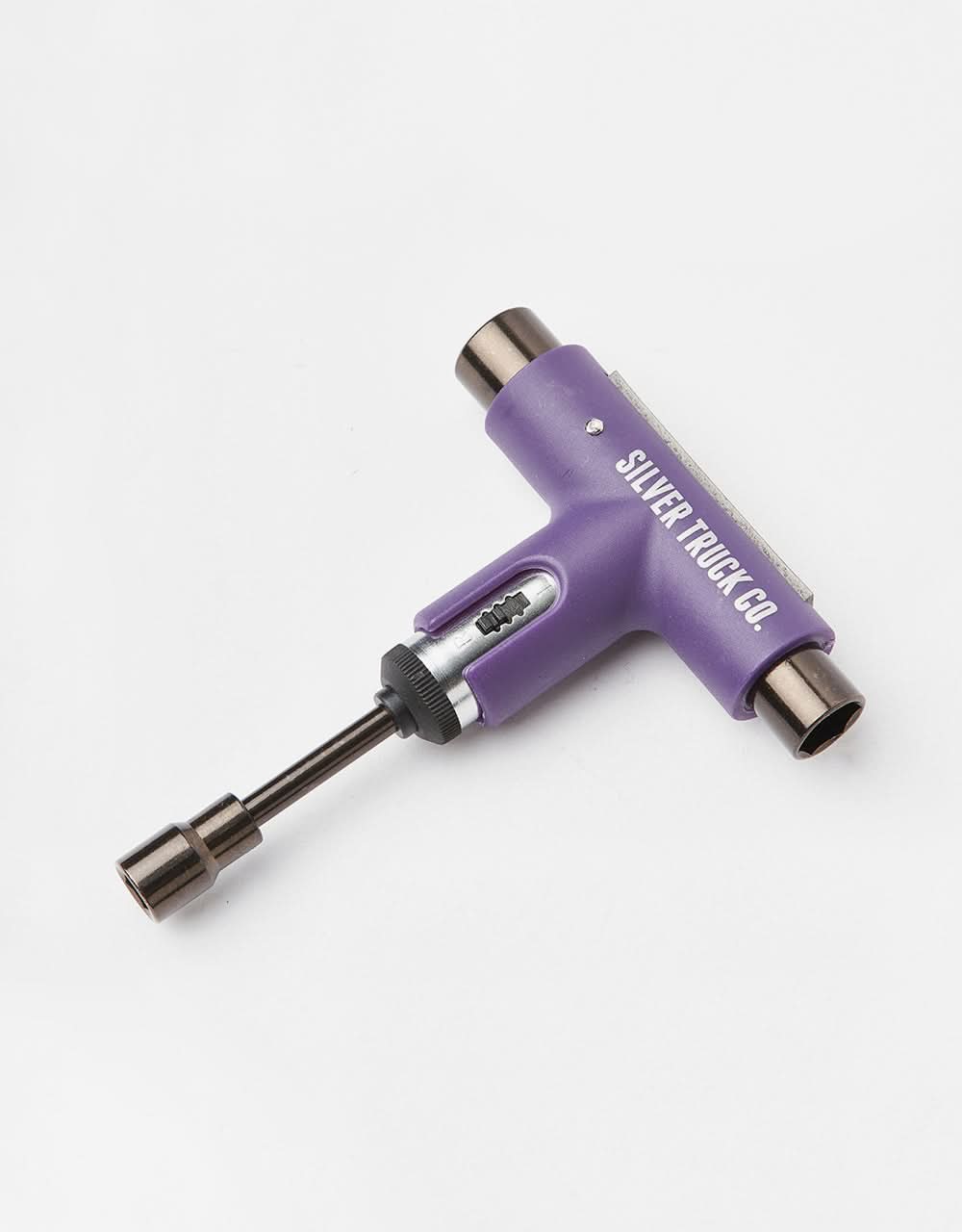 Silver Ratchet Skateboard Tool - Purple/Grey