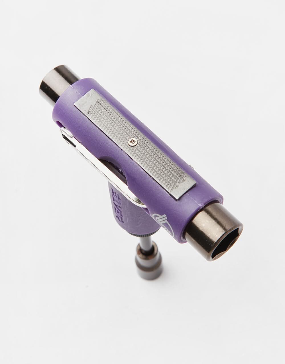 Silver Ratchet Skateboard Tool - Purple/Grey