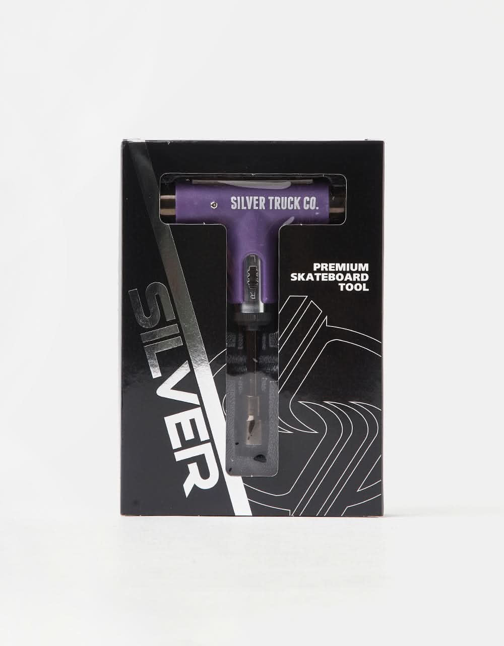 Silver Ratchet Skateboard Tool - Purple/Grey