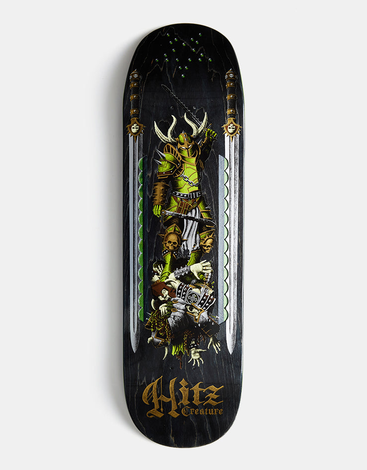 Creature Hitz Serrator Skateboard Deck - 9"