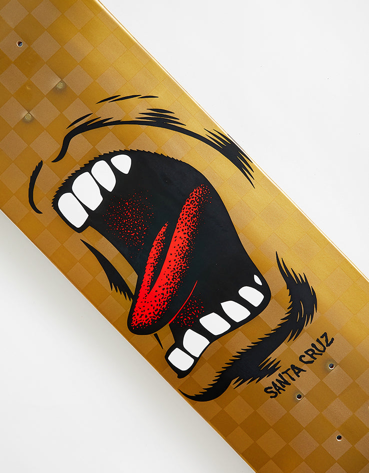 Santa Cruz Screaming Mouth Skateboard Deck - 8"
