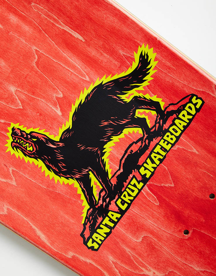 Santa Cruz Kendall Wolf Reissue Skateboard Deck - 9.28"