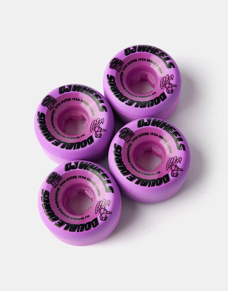 OJ Double Duro 99a/95a Skateboard Wheels - 53mm