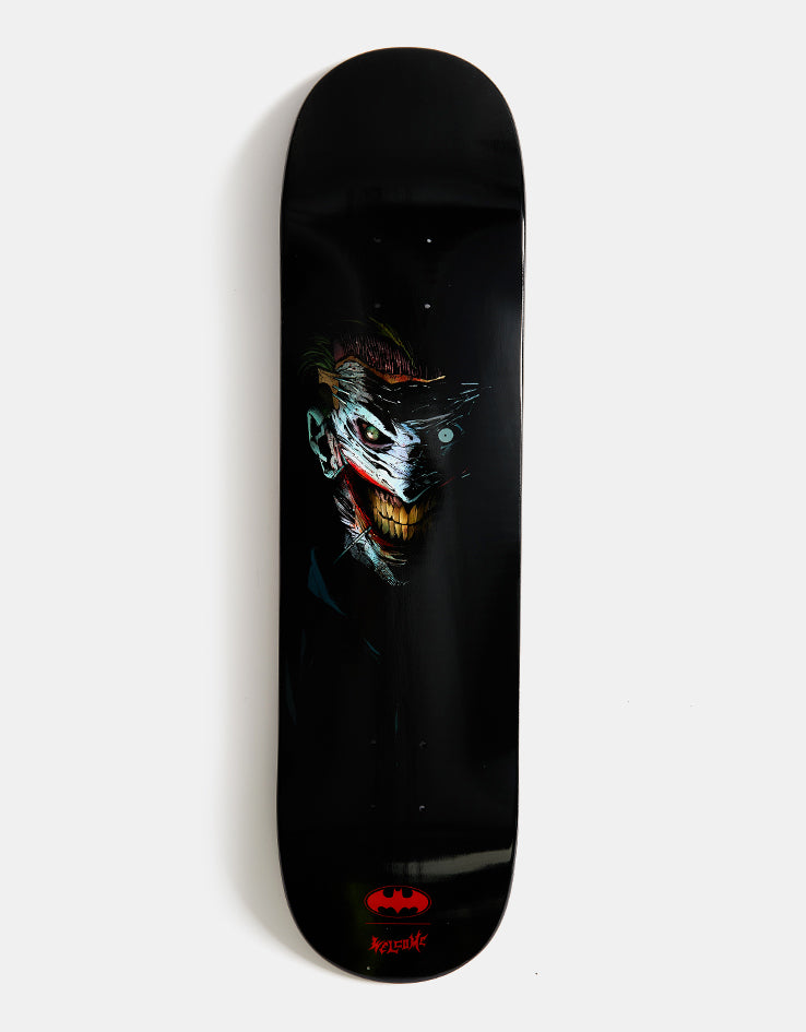 Welcome x Batman Joker 'Shadow Series' Skateboard Deck - 8"