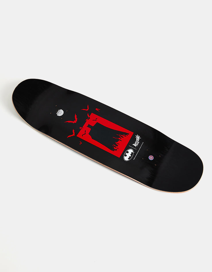 Welcome x Batman Bat Flames on Boline 2.0 Skateboard Deck - 9.5"