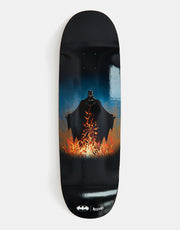 Welcome x Batman Bat Flames on Boline 2.0 Skateboard Deck - 9.5"
