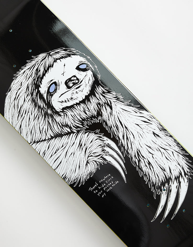 Welcome Sloth on Popsicle Skateboard Deck - 8.25"