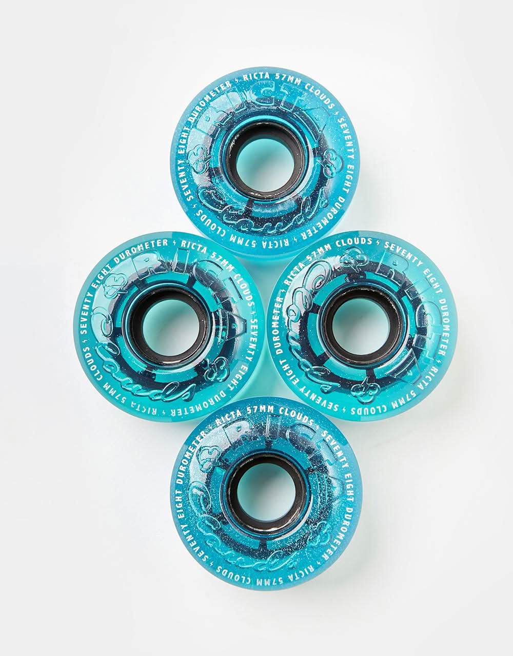 Ricta Iridescent Clouds 78a Skateboard Wheels - 57mm
