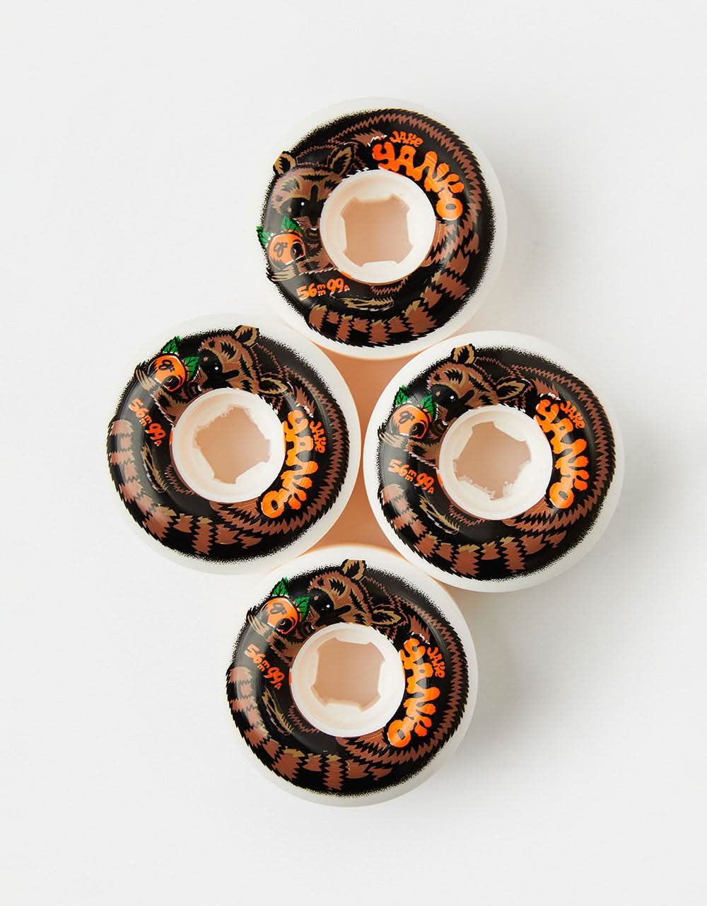 OJ Yanko Night Panda Elite Chubbies 99a Skateboard Wheels - 56mm