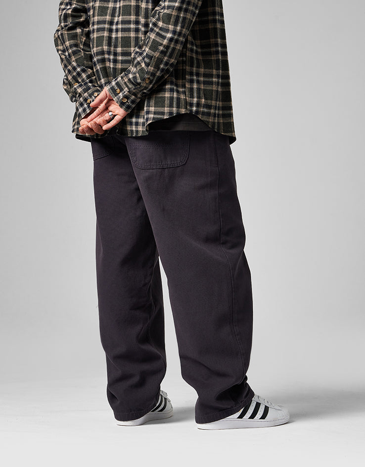 Route One Super Baggy Canvas Pant - Smokey Purple