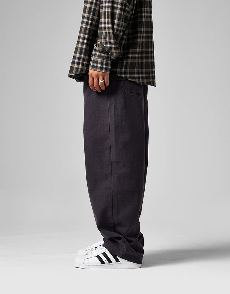 Route One Super Baggy Canvas Pant - Smokey Purple