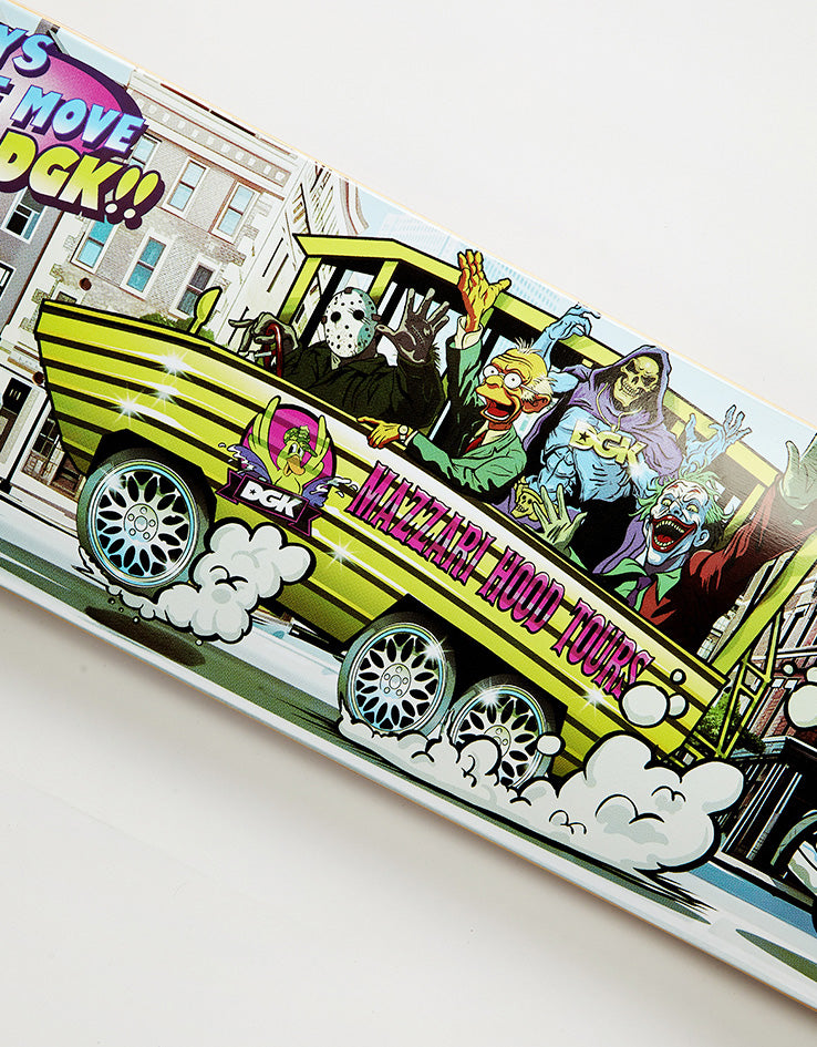 DGK Mazzari Hood 'TWIN TAIL' Skateboard Deck - 8.25"