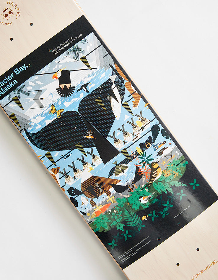 Habitat Harper Glacier Bay Skateboard Deck - 8.125"