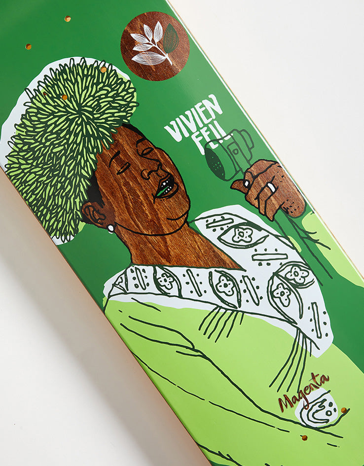 Magenta Feil Free Jazz Skateboard Deck - 8"