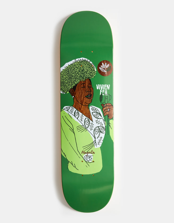 Magenta Feil Free Jazz Skateboard Deck - 8"