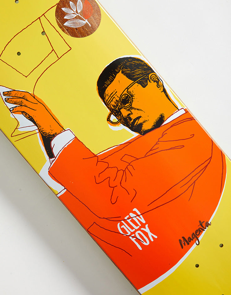 Magenta Fox Free Jazz Skateboard Deck