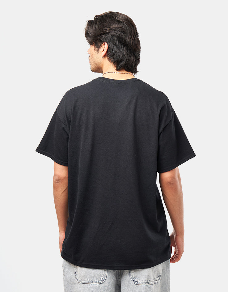 Thrasher x Toy Machine Pyramid T-Shirt - Black