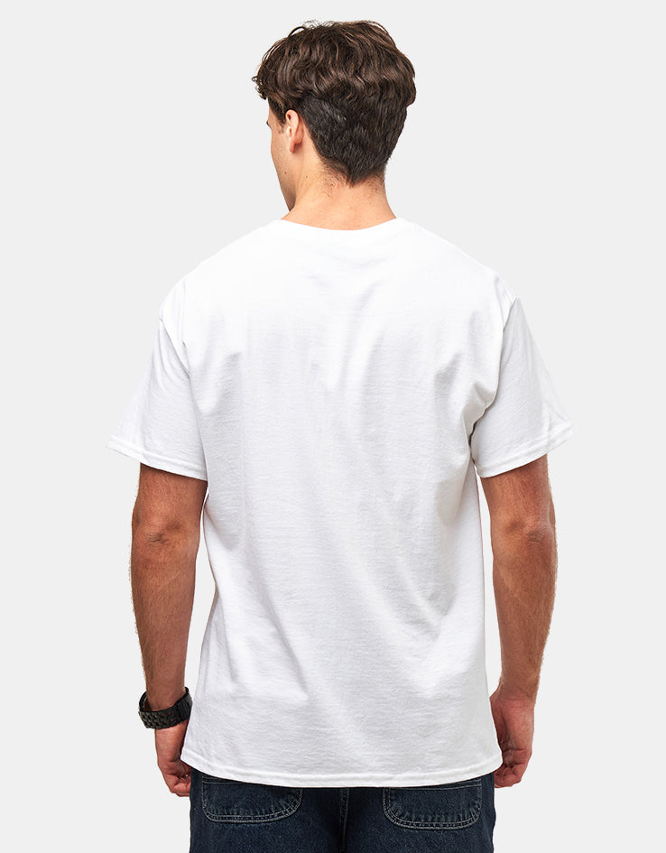 Thrasher x Toy Machine B.T.H T-Shirt - White