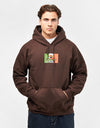 Thrasher x Toy Machine Hecho Pullover Hoodie - Dark Chocolate