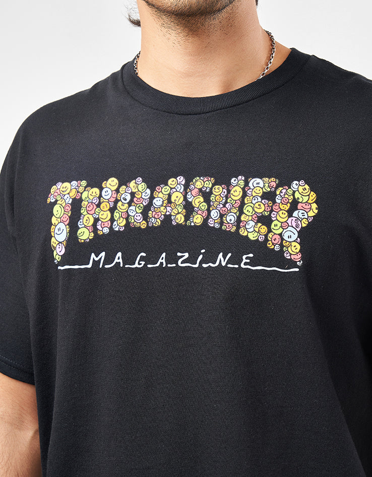 Thrasher Smile T-Shirt - Black