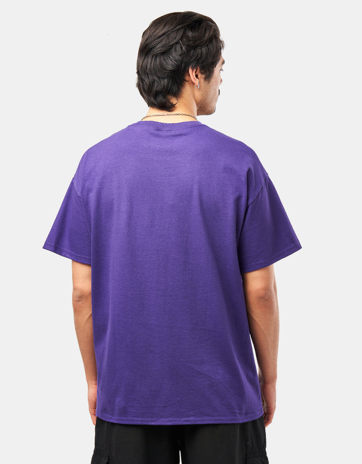 Thrasher Smile T-Shirt - Purple