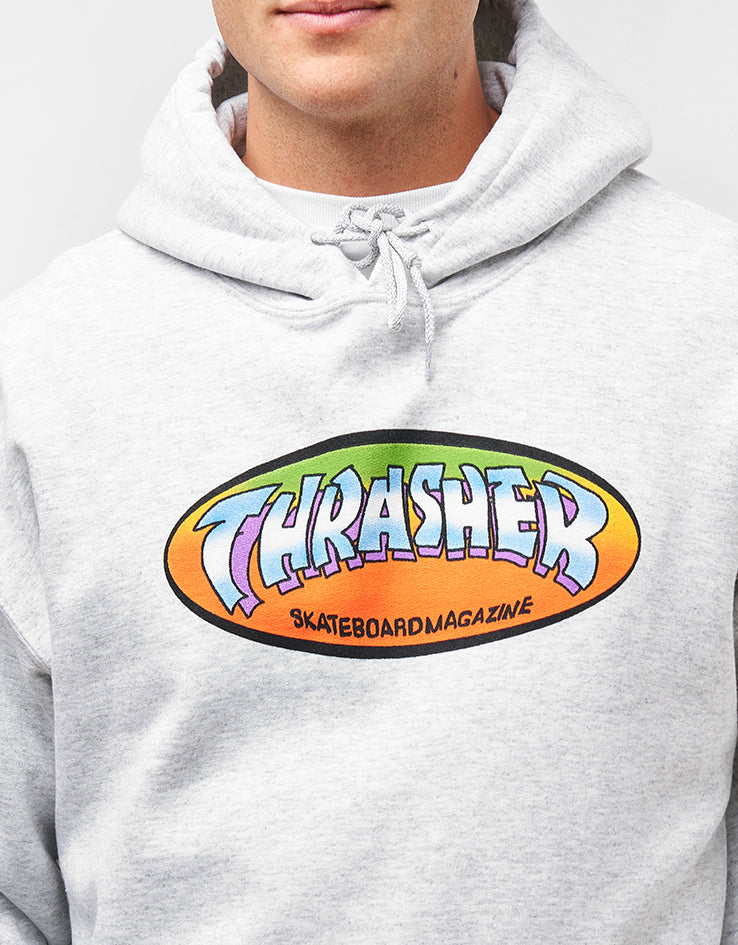 Thrasher Ninety-Five Pullover Hoodie - Ash Grey