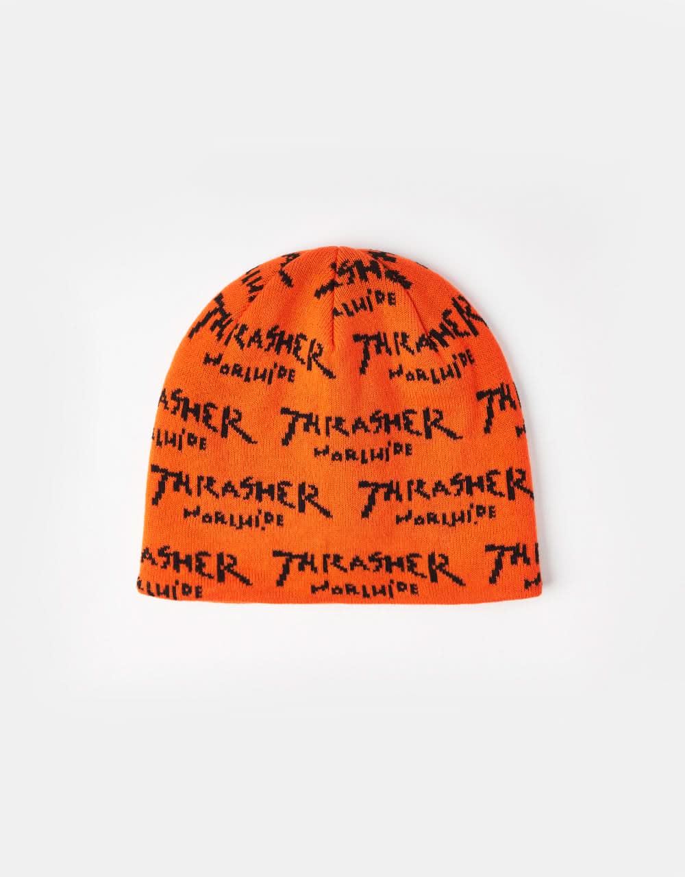 Thrasher Worldwide Skully Beanie - Orange