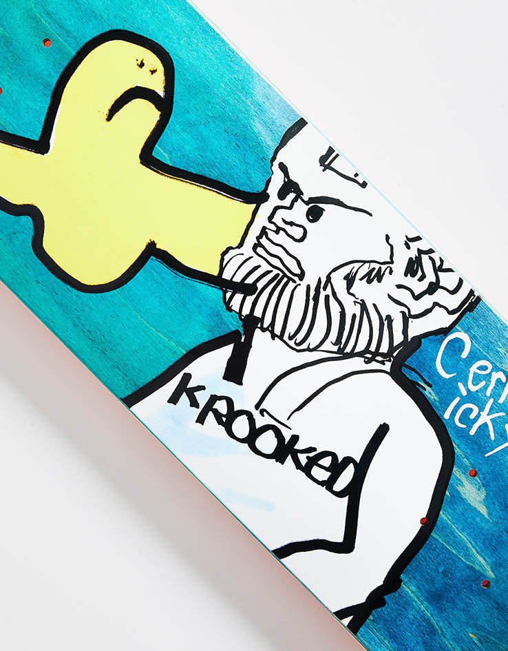 Krooked Cernicky Socrates Skateboard Deck - 8.06"