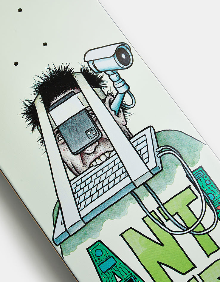 Anti Hero Kanfoush Anti-Intelligence Skateboard Deck - 8.4"