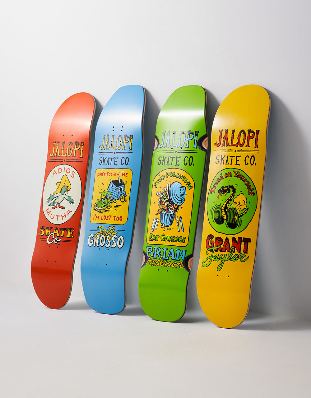 Anti Hero Grosso Don't Follow Me Jalopi Skate Co. Skateboard Deck - 9.25"