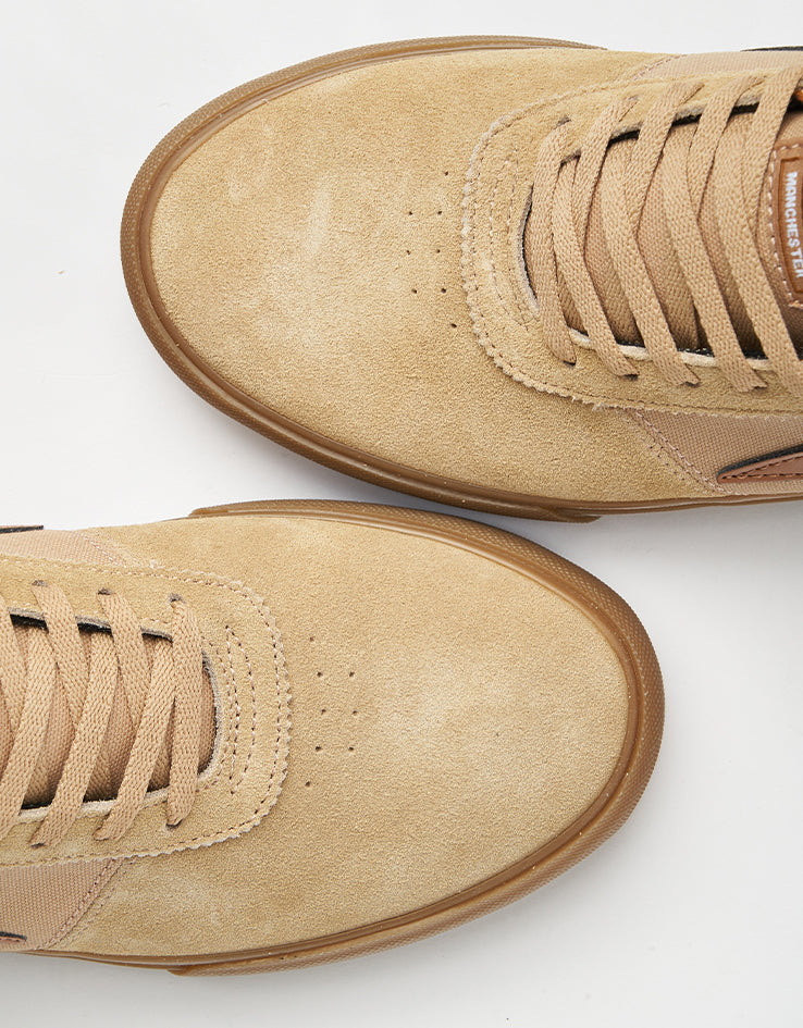 Lakai Manchester Skate Shoes - Tan/Gum Suede