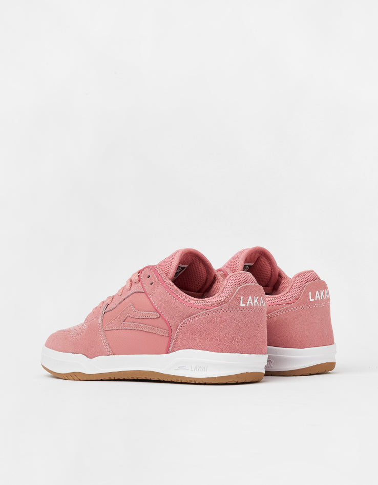Lakai Telford Low Skate Shoes - Rose Suede