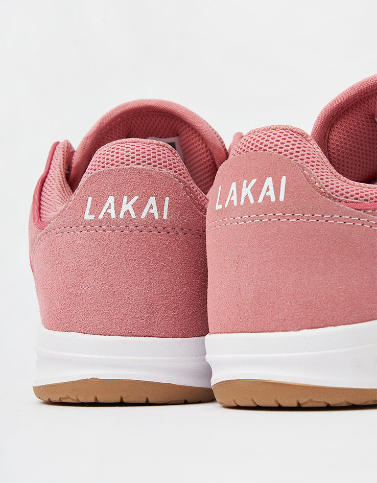 Lakai Telford Low Skate Shoes - Rose Suede